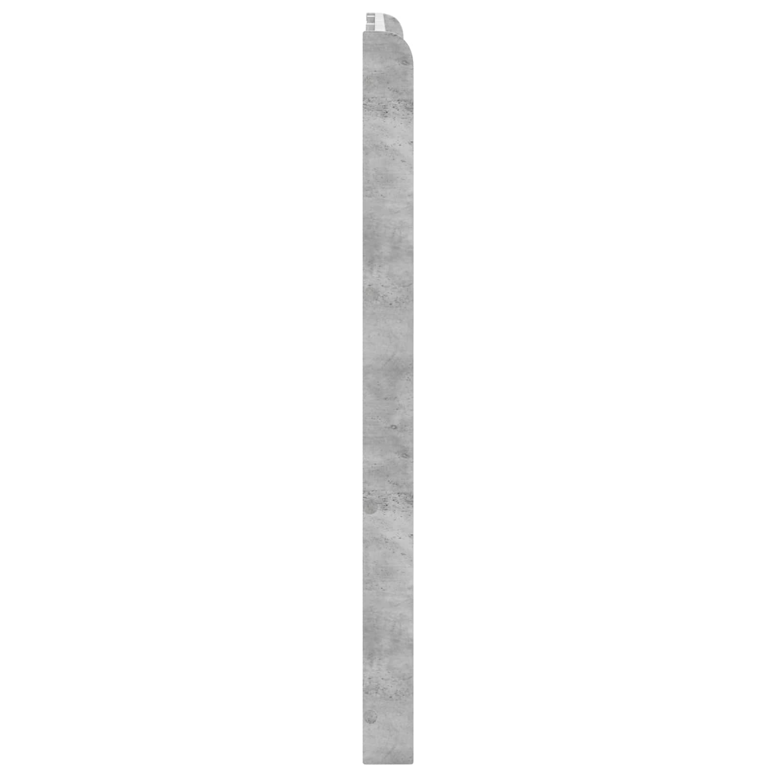 Testiera Letto Grigio Cemento Legno ingegnerizzato vidaXL
