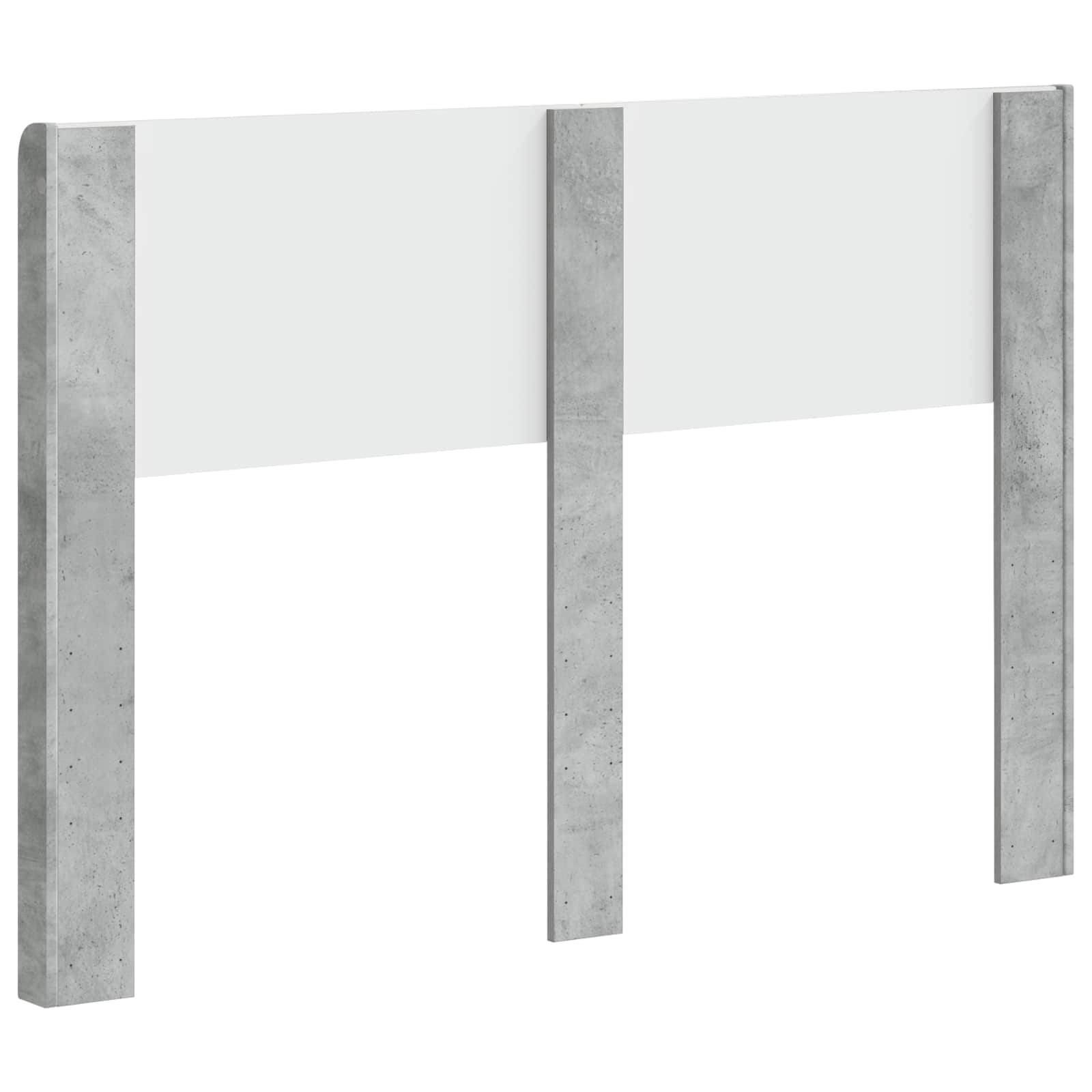 Testiera Letto Grigio Cemento Legno ingegnerizzato vidaXL