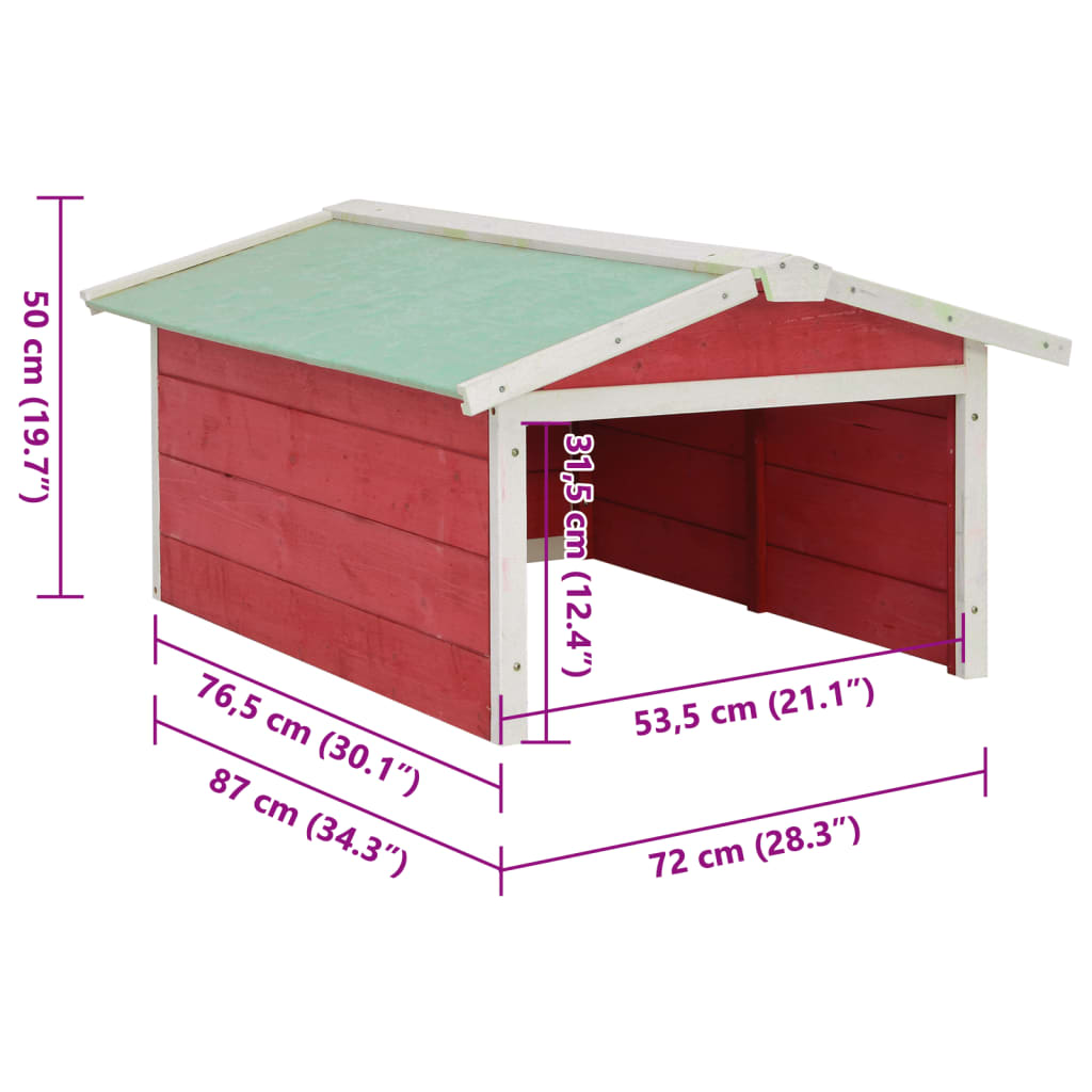 Garage de tondeuse à gazon