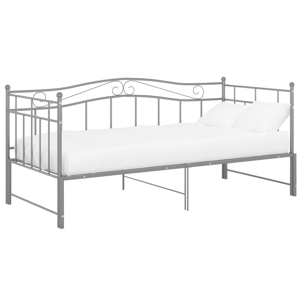Cadre De Canapé-lit Extensible, Lit Adulte Pour 1 Personnes, Structure De Lit, Assemblage Facile, Gris Métal 90x200 Cm OIB9572E -ATMOSPHERA || Songmics Soldes Boutique AAHKMJXYDAFdJAOAIMEbOAchtTzbsWMnceblMk5y4