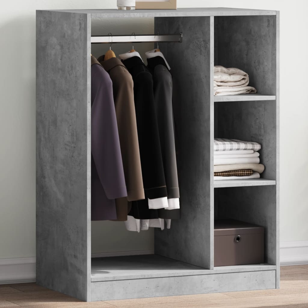 Armario de madera de ingeniería gris hormigón