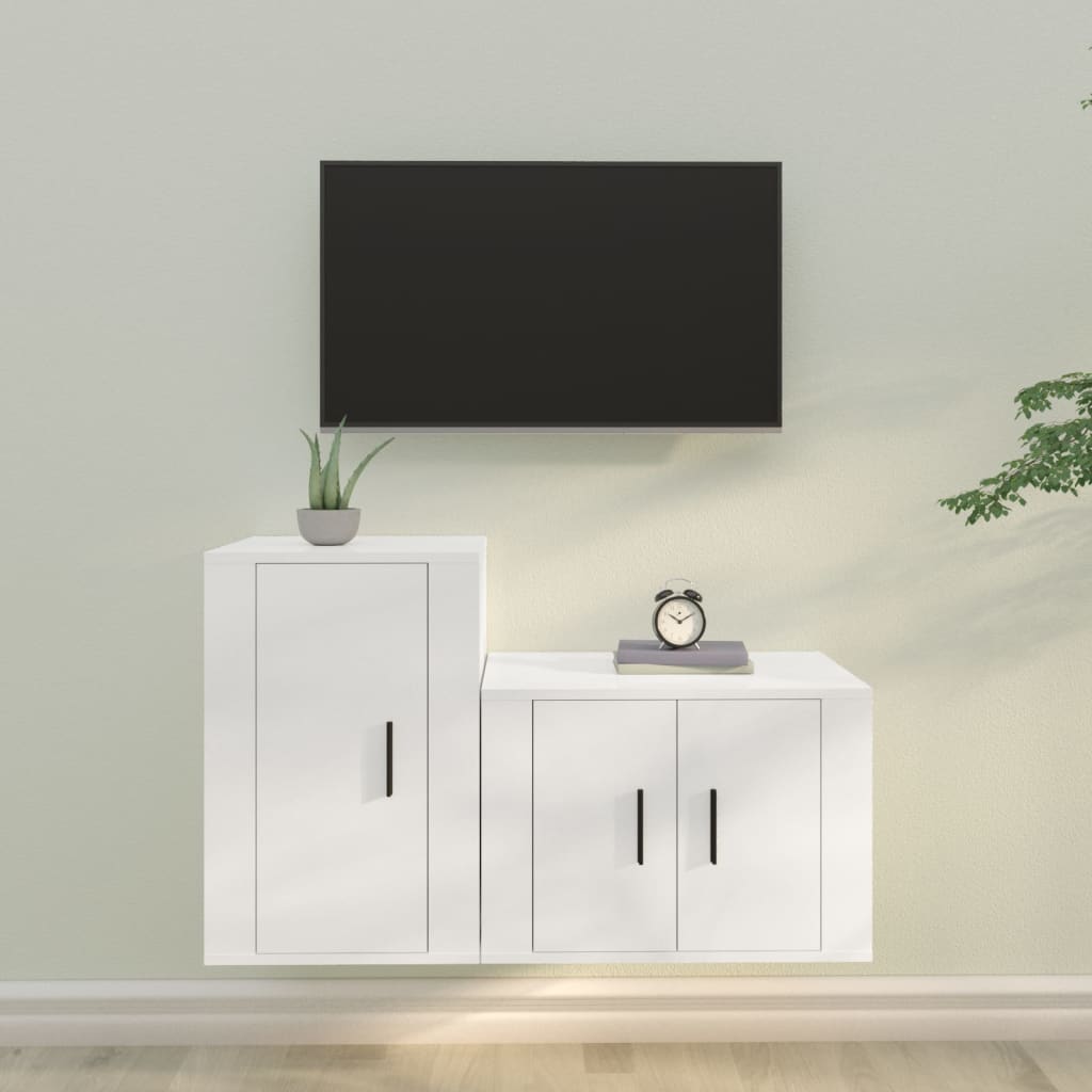 Il numero 1 del risparmio-MOBILE PORTA TV IN LEGNO CON RUOTE 80 X 40 X 40  CM NERO