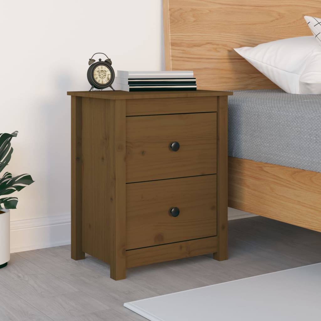 Hemnes medium deals brown nightstand