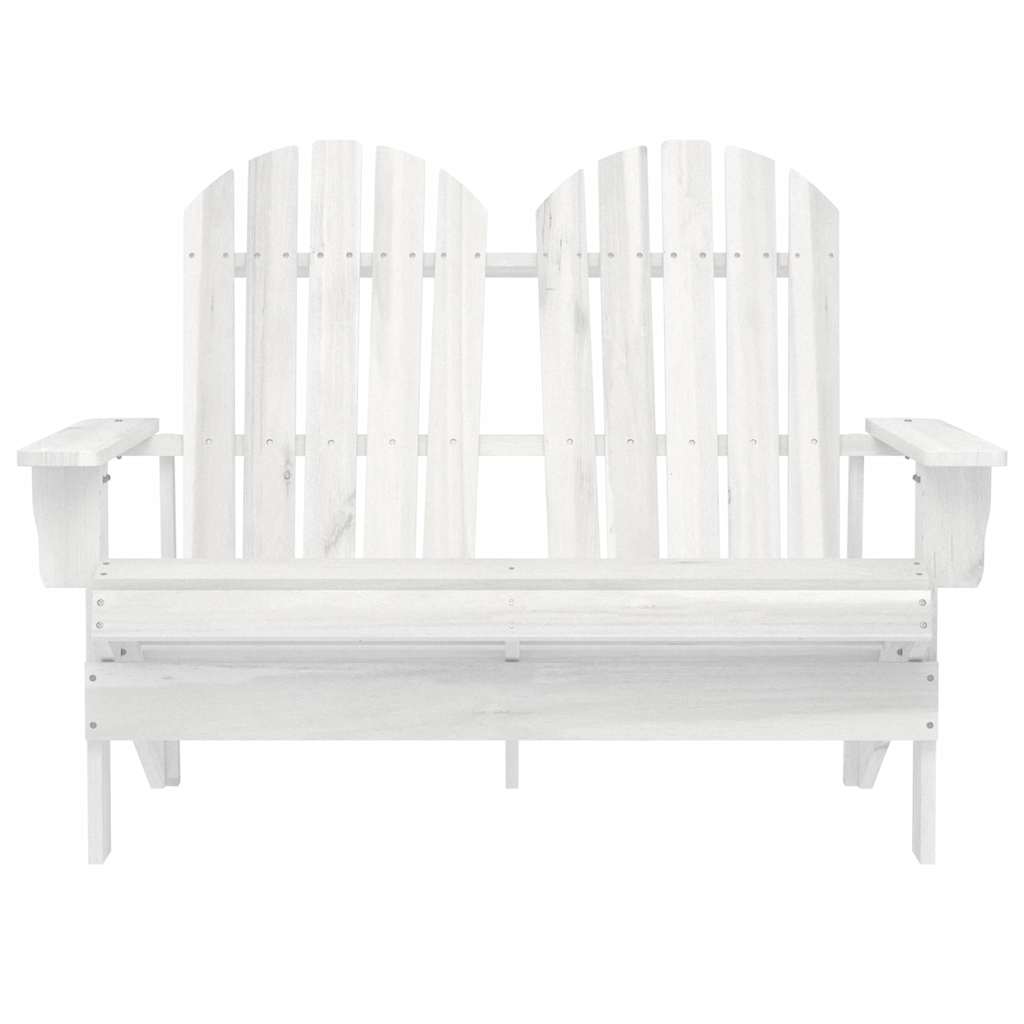Chaise De Jardin - Chaise D'extérieur Pour Terrasse/jardin Adirondack 2 Places Bois De Sapin Massif Blanc BV179775 - BonneVie -Promos Garde Plante Boutique AAHKMJXYDAFdJAOAIMEbOAchtTzbsWMnceblMk5y4