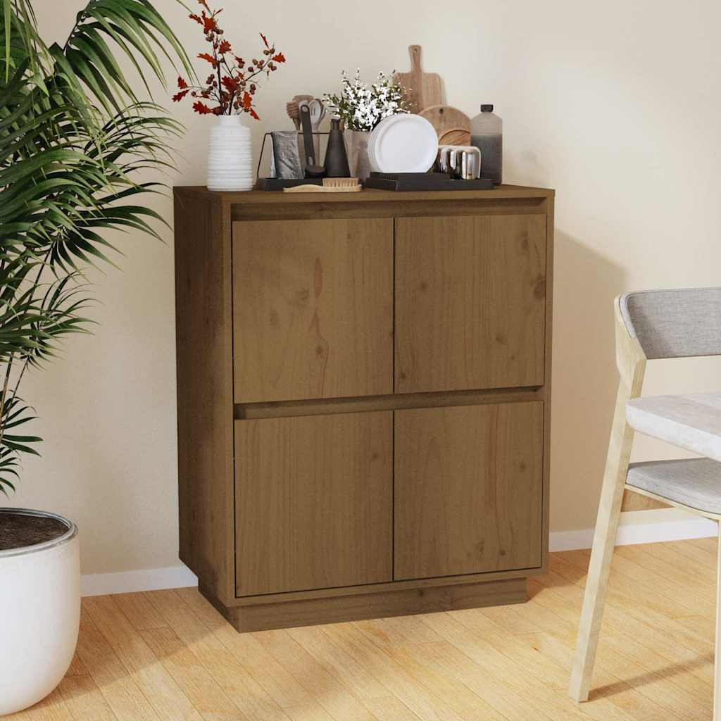 Credenza In Legno Massello Di Acacia 60x34x75 Cm | Leroy Merlin - 9