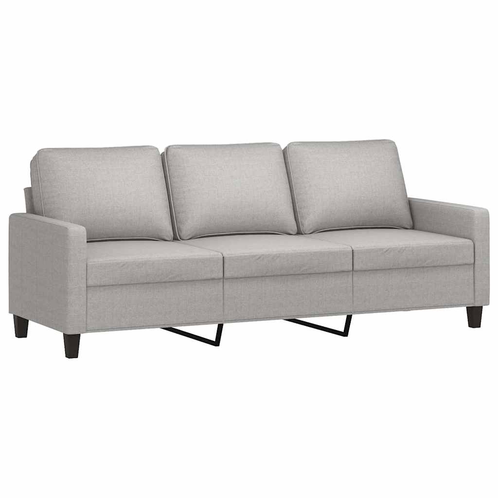 Divano A 3 Posti - Divano Relax Sofa Con Poggiapiedi Grigio Chiaro 180cm In Tessuto BV599796 - BonneVie -Negozio al dettaglio VIDAXL || HOMCOM || Songmics AAHKMJXYDAFdJAOAIMEbOAchtTzbsWMnceblMk5y4