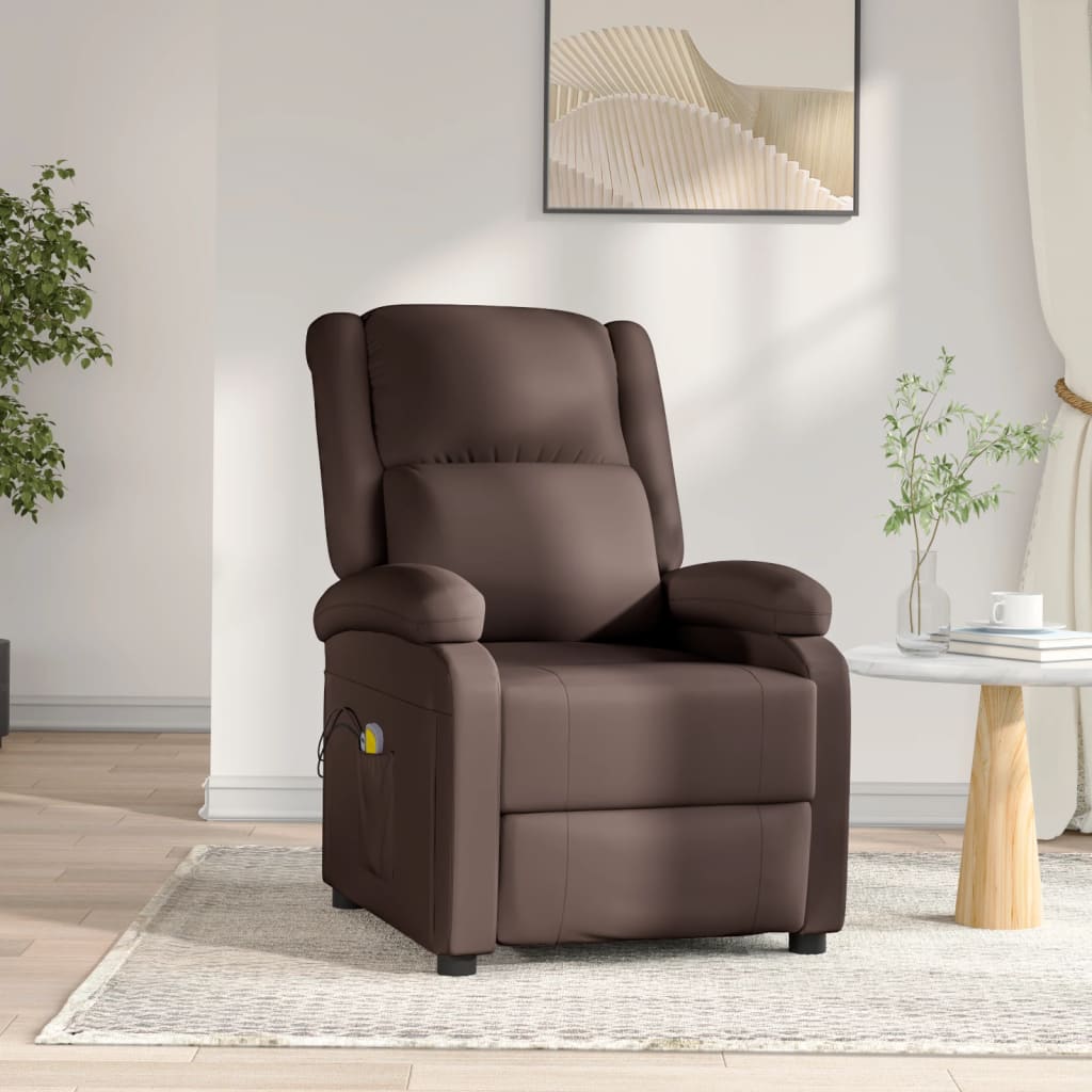 Sillón reclinable eléctrico con masaje y vibración, sofá de masaje, tela de  microfibra, silla de sala de estar con bolsillos laterales y control