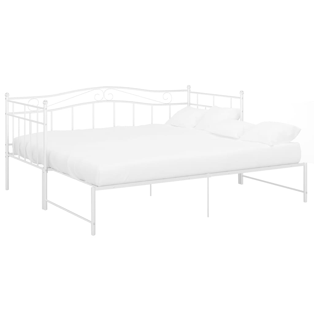 Cadre De Canapé-lit Extensible, Lit Adulte Pour 1 Personnes, Structure De Lit, Assemblage Facile, Blanc Métal 90x200 Cm OIB4643E -ATMOSPHERA || Songmics Soldes Boutique AAHKMJXYDAFdJAOAIMEbOAchtTzbsWMnceblMk5y4 uJLSruX8I8VOG4atmRfTN1h 0VG0 KaPOUQU4ZOpIPZTL