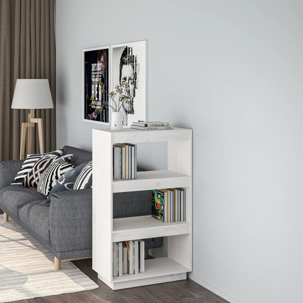 WOLTU Libreria Design Moderna Scaffale 6 Ripiani 60x23.5x160 cm Casa  Ufficio Bianco