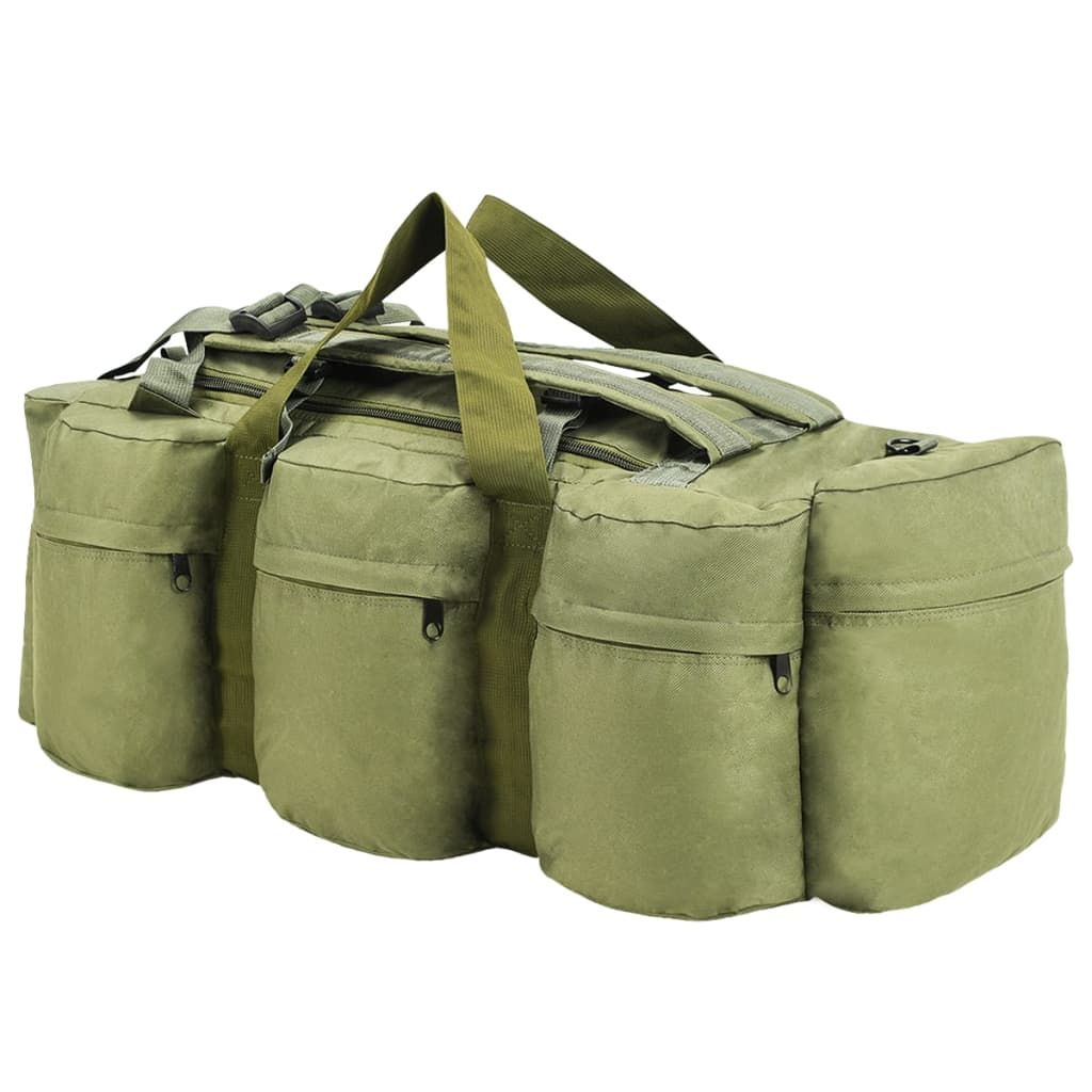 vidaXL Seesack 3-in-1 Army Stil 120L Reisetasche Rucksack mehrere Auswahl