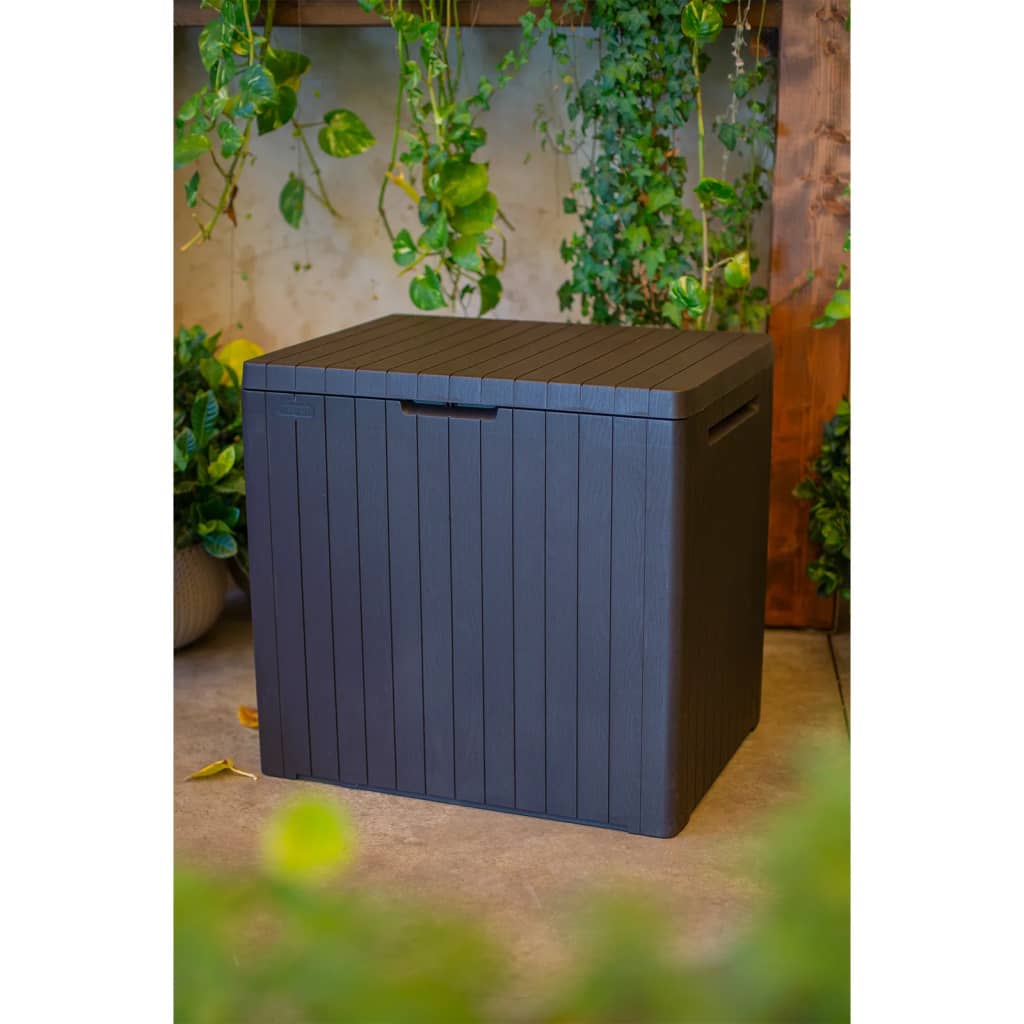 Keter cube 55 gallon deals deck box storage table