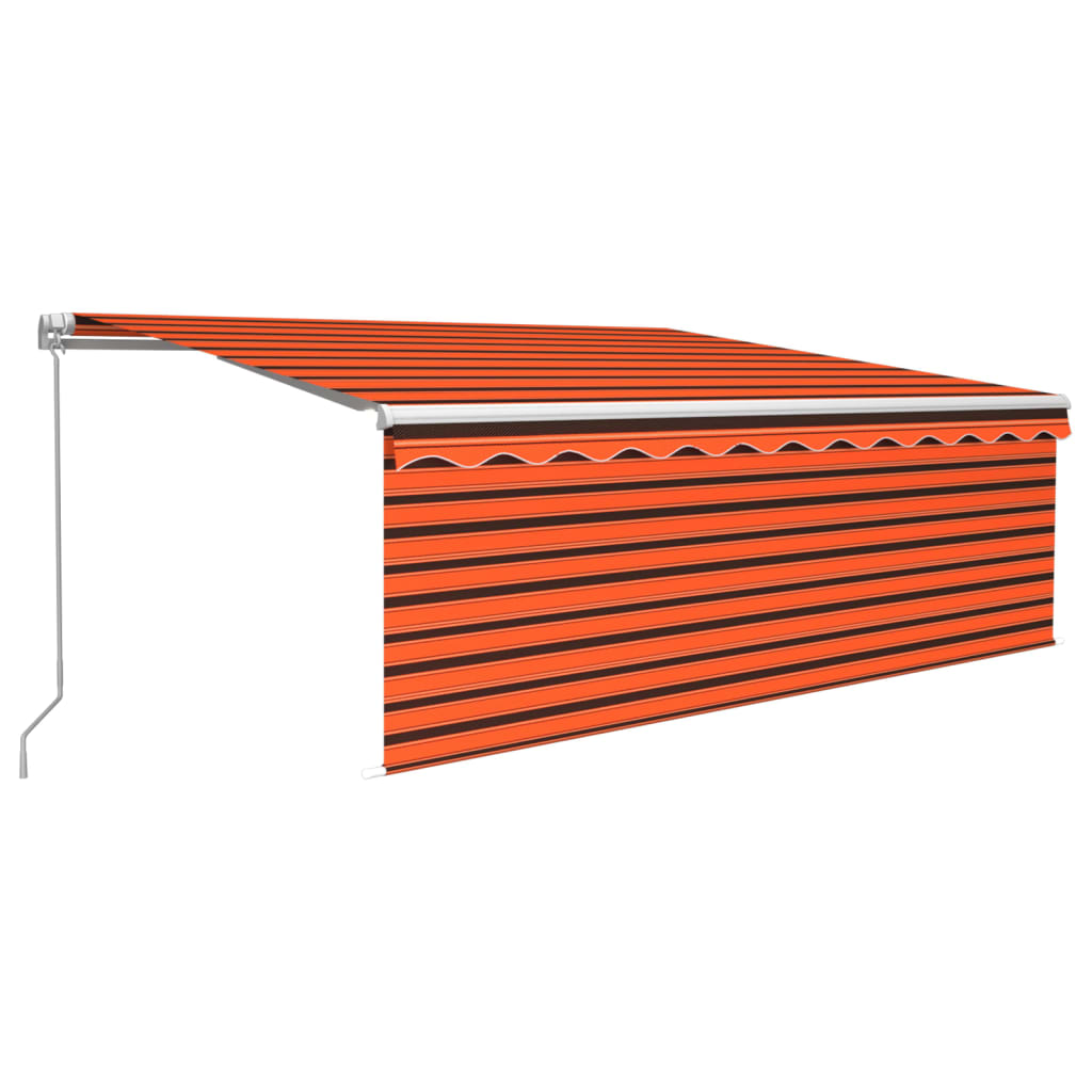 Tenda da Sole Retrattile Manuale con LED 3x2,5m Antracite