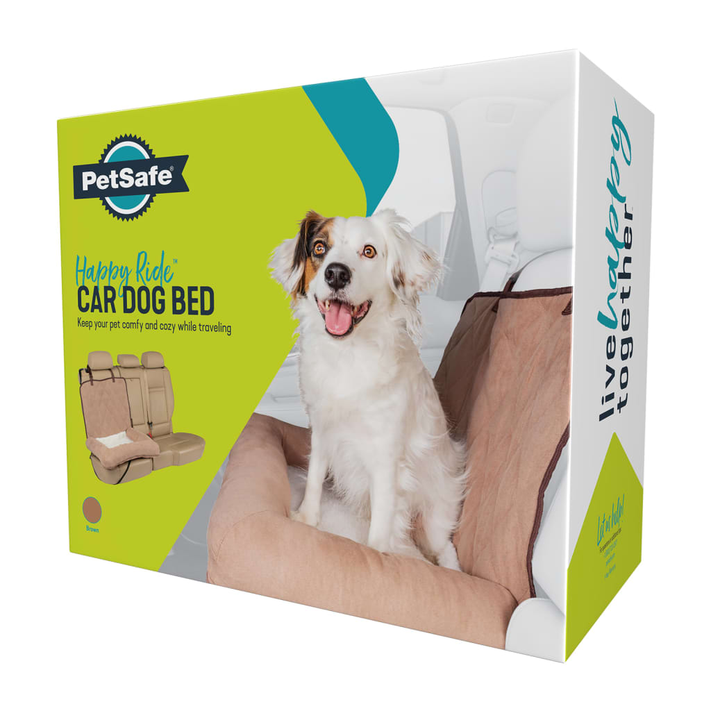Cuccia per Cani Car Cuddler Piccolo Marrone Happy Ride
