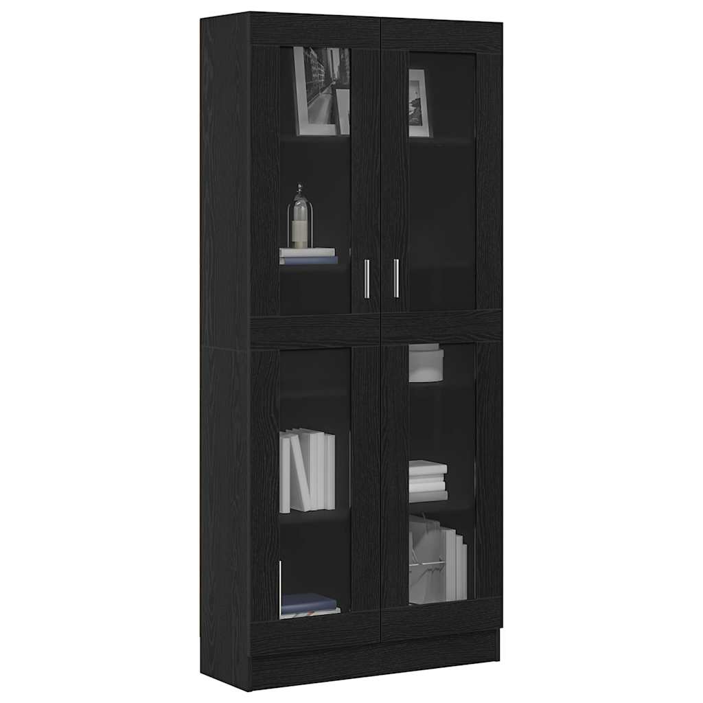 VidaXL Libreria Divisoria Rovere Nero 105x24x102 Cm – Scaffale In Legno Tecnico Con Ampio Spazio, Da Montare - 2