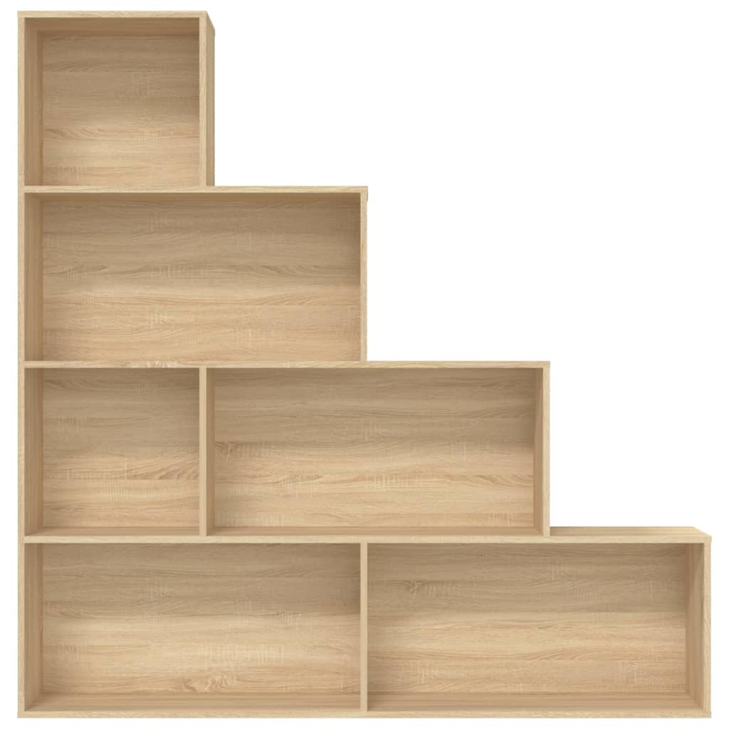 Maison Exclusive Estantería madera contrachapada color roble ahumado  60x24x109cm
