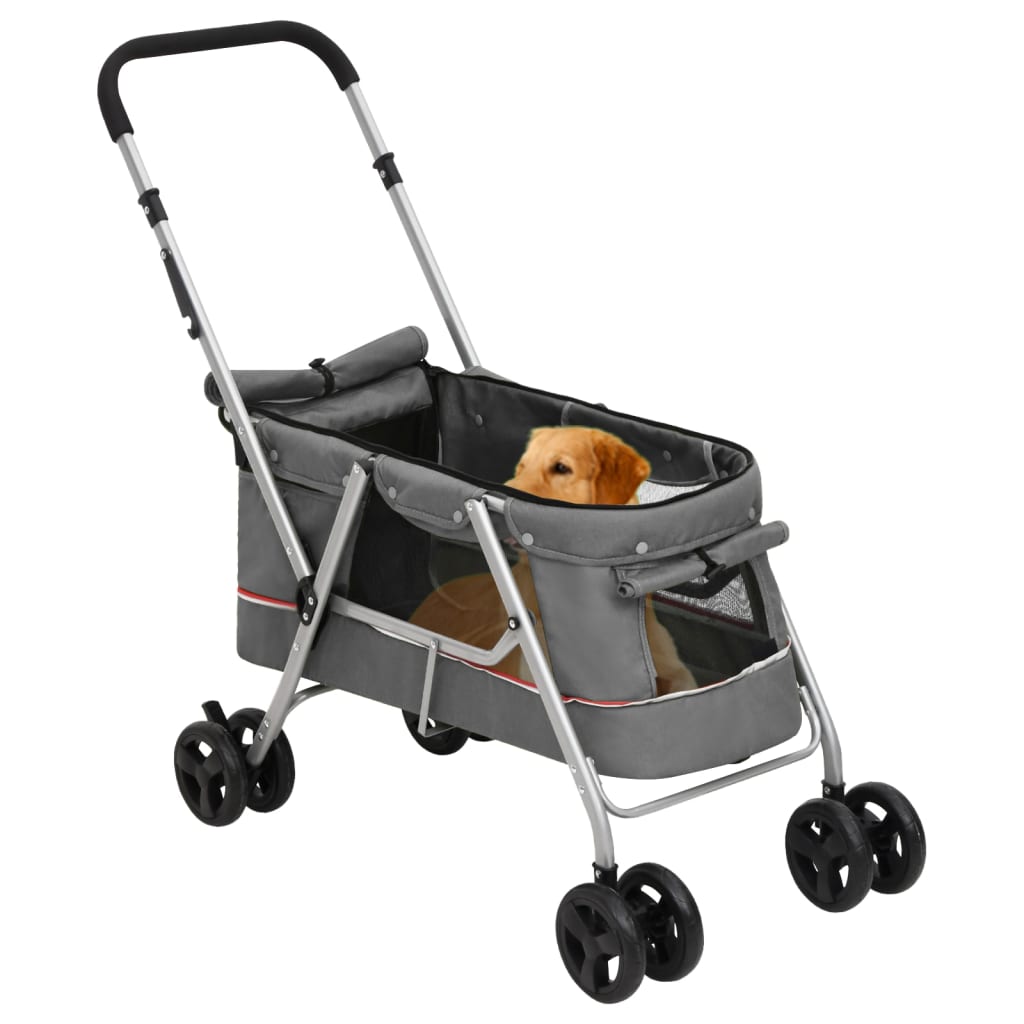 EASYCOMFORT Passeggino per Cani Pieghevole Carrello per Animali