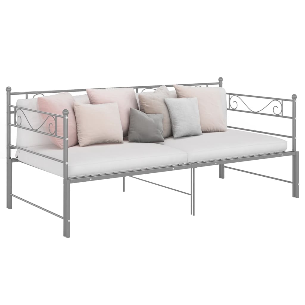 Cadre De Canapé-lit Extensible, Lit Adulte Pour 1 Personnes, Structure De Lit, Assemblage Facile, Gris Métal 90x200 Cm OIB4837E -ATMOSPHERA || Songmics Soldes Boutique AAHKMJXYDAFdJAOAIMEbOAchtTzbsWMnceblMk5y4 uJLU091y6HgmZP8nQ7sopn