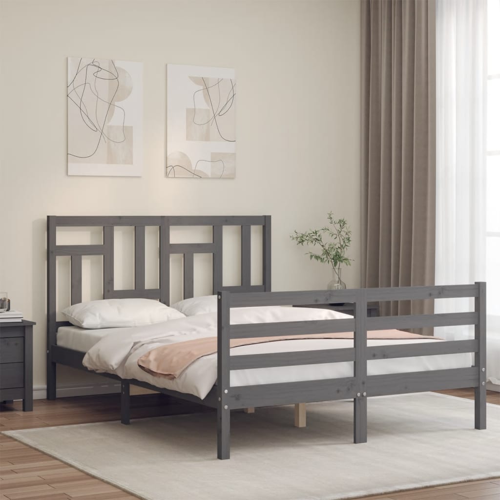 Camas de casa de tamaño matrimonial para niños, cama Montessori con  cabecero y estribo de almacenamiento, marco de cama de madera para niñas,  niños