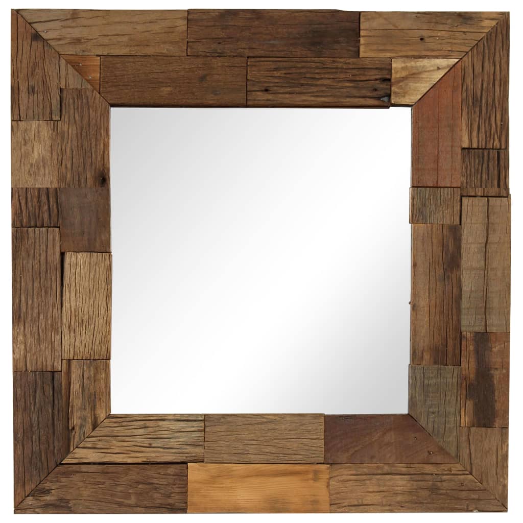 Spiegel Altholz 50×50 cm vidaXL164118
