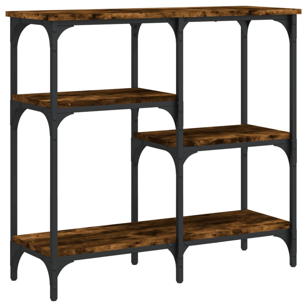 VidaXL Tavolino Consolle Rovere Marrone 80x30x80 cm Legno Multistrato