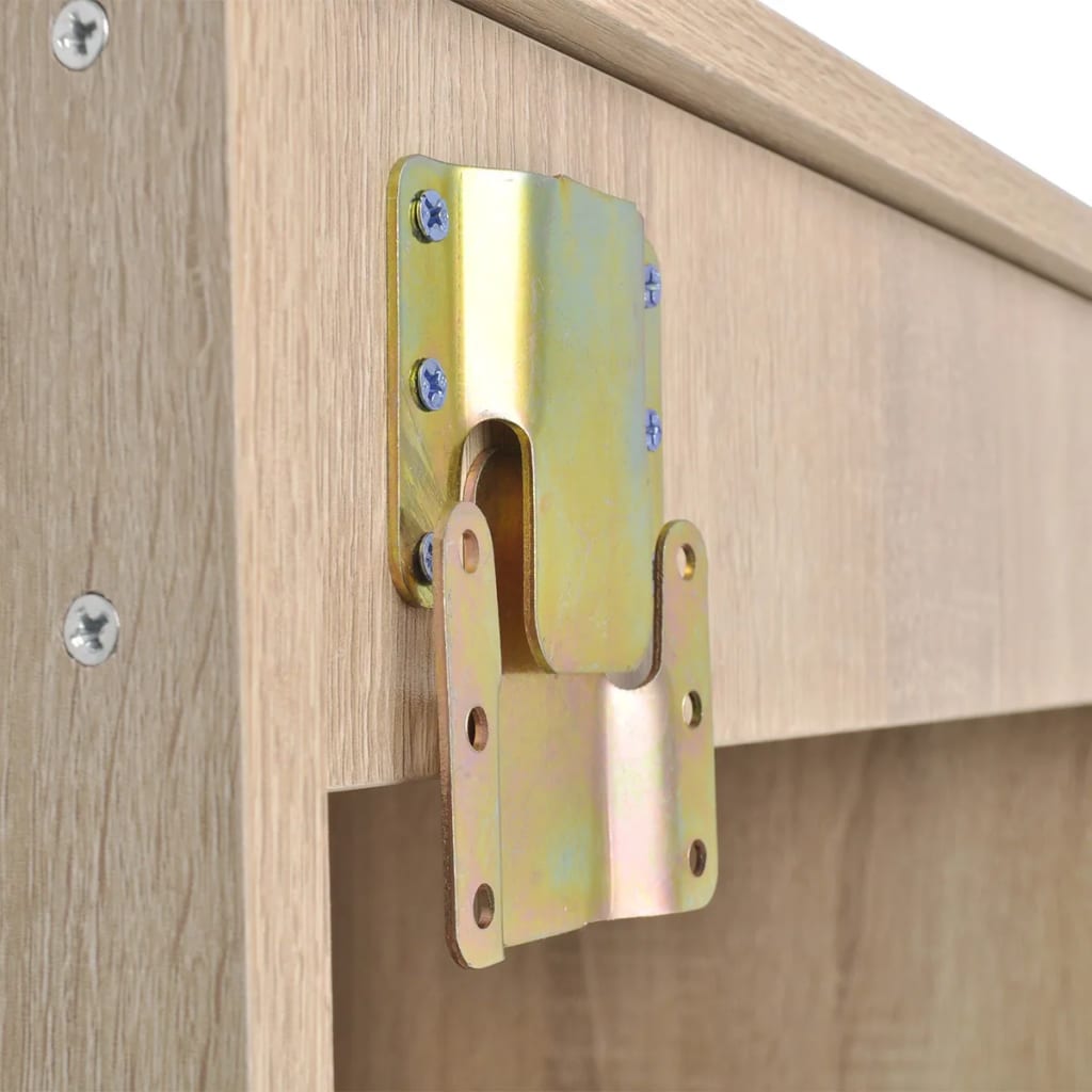 vidaXL Conjunto de Muebles de Baño y Lavabo 7 Piezas Beige - Beige