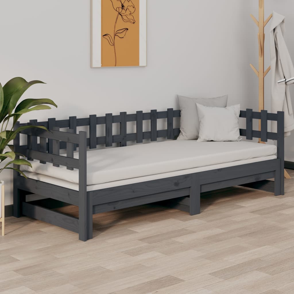 Letto Matrimoniale Moderno Struttura Letto Dormeuse Estraibile Grigia 2x(80x200) Cm Legno Massello Di Pino ITD70352 -Cameretta Per Bambini AAHKMJXYDAFdJAOAIMEbOAchtTzbsWMnceblMk5y4 uJLUJ5bJYbuuenju iguoXhQAyD4rH6ErKy6vDL4qbMBkm