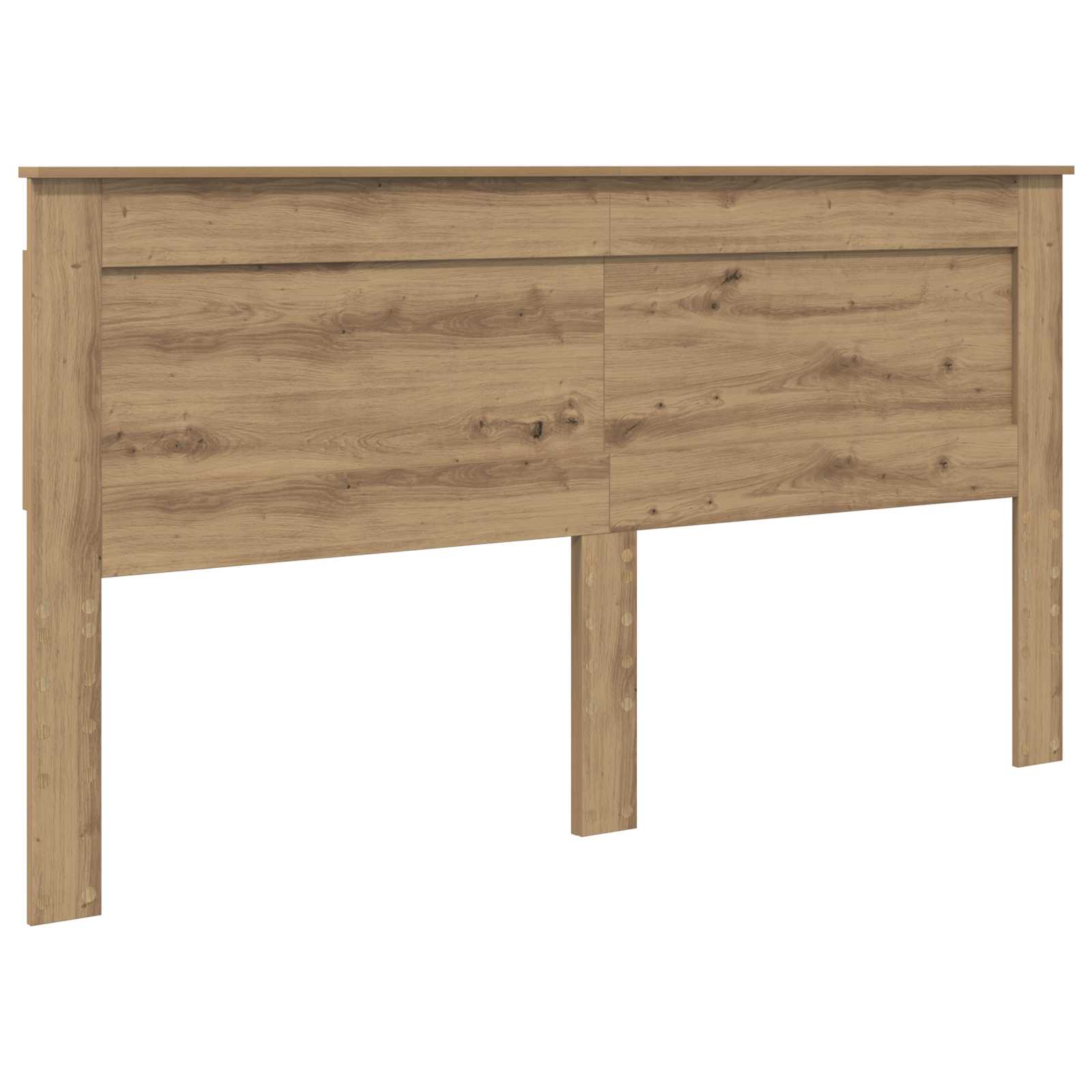 Bed Frame Artisian Oak 180 x 200 cm Solid Pine Wood vidaXL