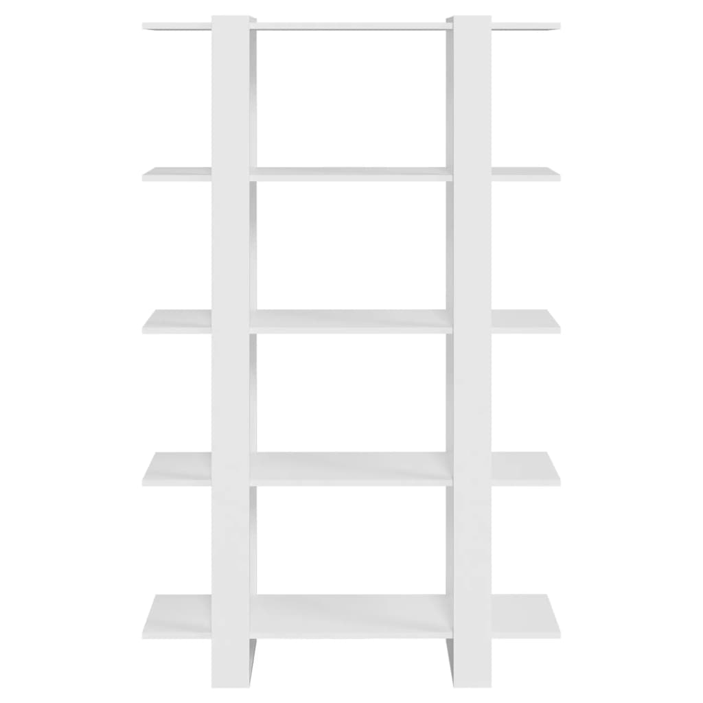 Libreria/Divisorio，Scaffale，Armadio per libri Bianco 100x30x160 cm  MCI342860 MaisonChic