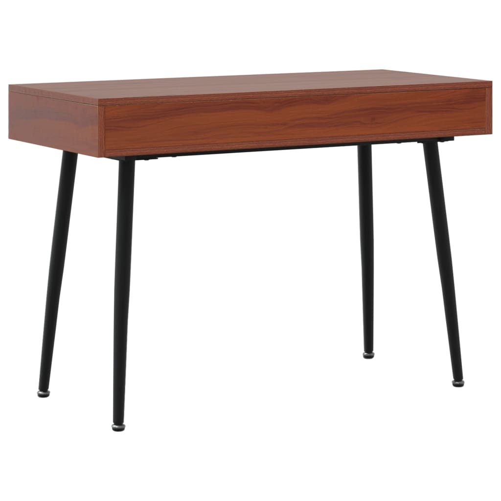 Mesa de escritorio con cajones de madera maciza 88x50x90 cm