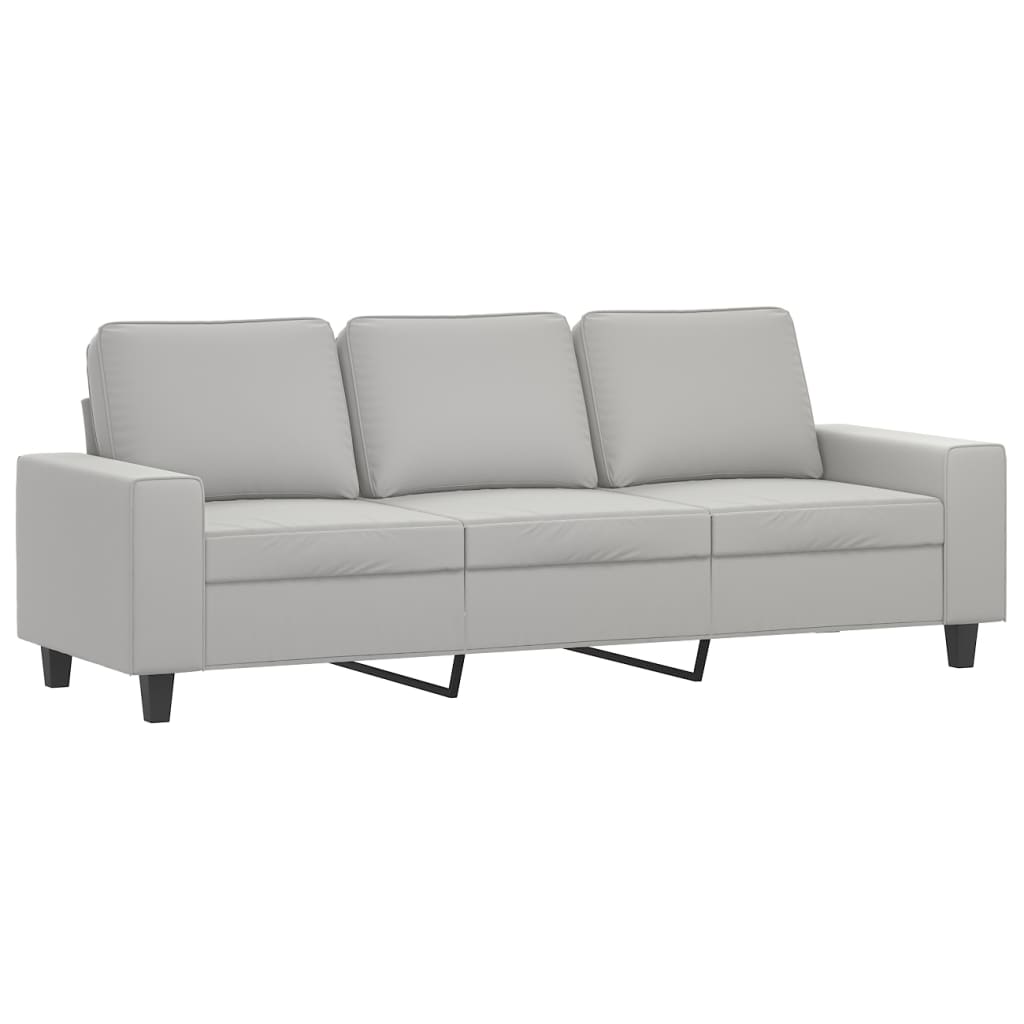 Canapé Relax Salon - Moderne Canapé à 3 Places Gris Clair 180 Cm Tissu Microfibre,214x77x80 Cm -VIDAXL || Songmics Soldes AAHKMJXYDAFdJAOAIMEbOAchtTzbsWMnceblMk5y4 uJLUkgk11bogAvUEAN75smX7XO00 jO7kwWKZy Fvlzv7p