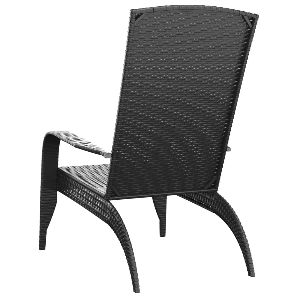 Black coconino wicker deals chair