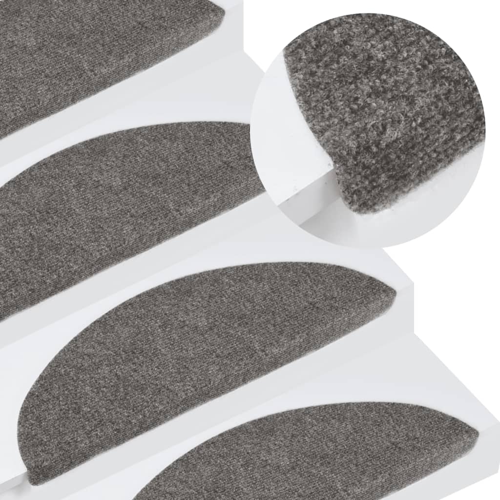 COSTWAY Lot de 15 Marchettes d'Escalier Antidérapant 20 x 76 cm/Tapis de  Protection Autocollants