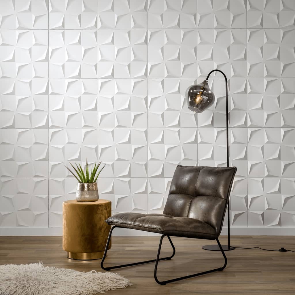 Pannelli 3D Rivestimento a parete in PVC effetto ROVERE SBIANCATO  Realistici e isolanti.