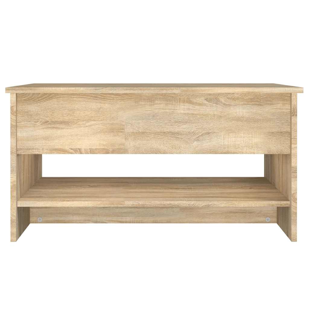 Tavolino In Rovere - VidaXL Tavolino Salotto Rovere Sonoma 102x50x525 Cm Legno Multistrato 76076991