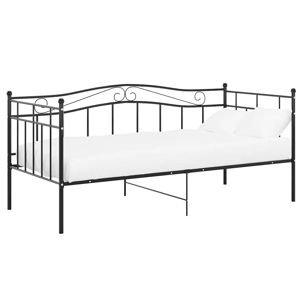 Cadre De Canapé-lit, Lit Adulte Pour 1 Personnes, Structure De Lit, Assemblage Facile, Noir Métal 90x200 Cm OIB2157E -ATMOSPHERA || Songmics Soldes Boutique AAHKMJXYDAFdJAOAIMEbOAchtTzbsWMnceblMk5y4 uJLVHVqCLVmOjBSnWfszq1cdKziH0WPITMpQWxTgSy M8c