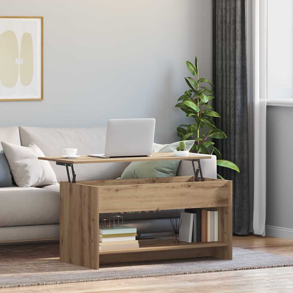 vidaXL Tavolino da Salotto Rovere Sonoma 90x60x31 cm Legno Multistrato