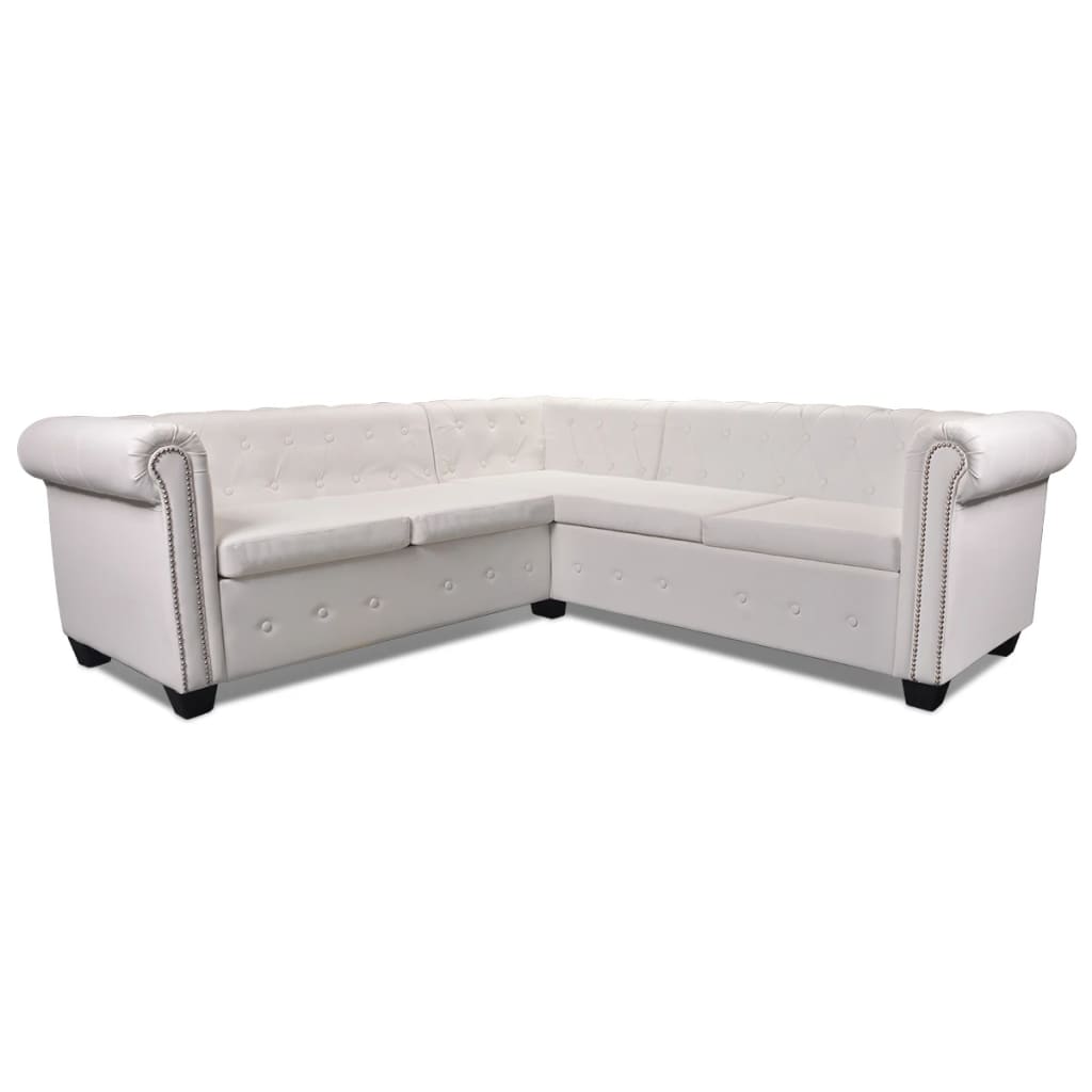 Divano Chersterfield Ad Angolo 5 Posti - Divano Relax Sofa Pelle Artificiale Bianca BV440643 - BonneVie -Negozio al dettaglio VIDAXL || HOMCOM || Songmics AAHKMJXYDAFdJAOAIMEbOAchtTzbsWMnceblMk5y4 uJLW6rQgLAHzKCdiWQ HFc gvcGKIvyMvspd8a160ji02H