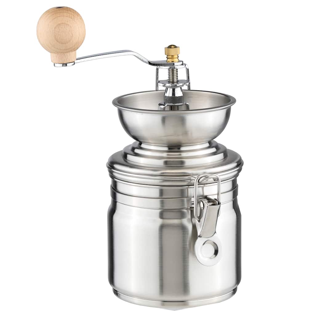 MagiDeal Macinacaffè Manuale In Acciaio Inox: Manovella E Macine Coniche