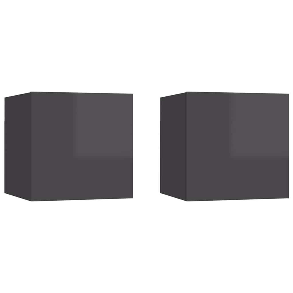TV-Schränke 2 Stk. Sonoma-Eiche 30,5x30x60 Cm Holz Produktbild-Vorschau 5