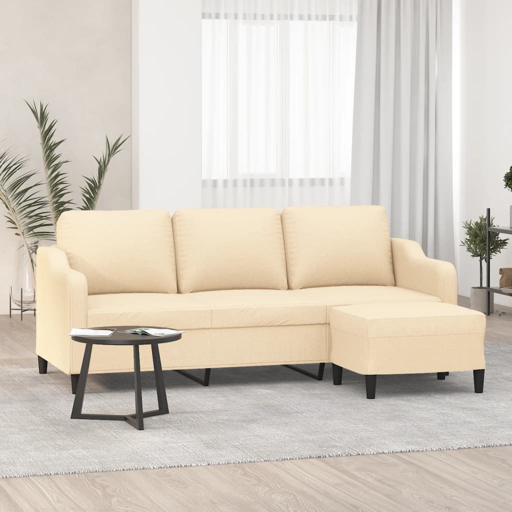 Canapé Fixe 3 Places | Canapé Scandinave Sofa Avec Repose-pieds Crème 180 Cm Tissu 90178 -VIDAXL || Songmics Soldes AAHKMJXYDAFdJAOAIMEbOAchtTzbsWMnceblMk5y4 uJLWGwC09T7Oe7MABnvMO4DnjZQWmBRCJIFsStdpCEoOln