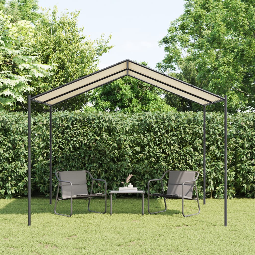 Sekey Garten Pavillon Pergola 3x3m Aluminum, Wasserdicht Sonnendach mit  Schiebedach für Garten Terrasse, UV Beschattung, Grau