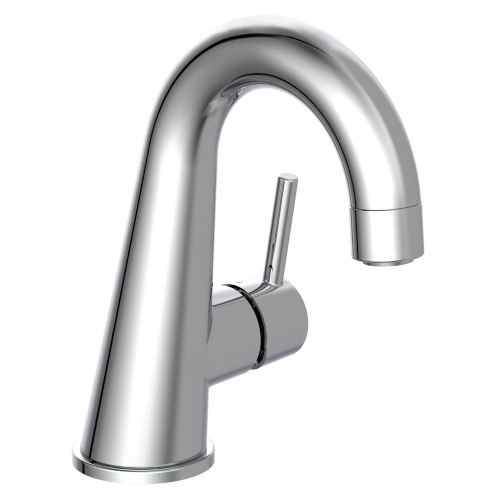 Athos coppia Rubinetto Miscelatore Lavabo E Bidet Completi Di Piletta  click-clack inox cromo