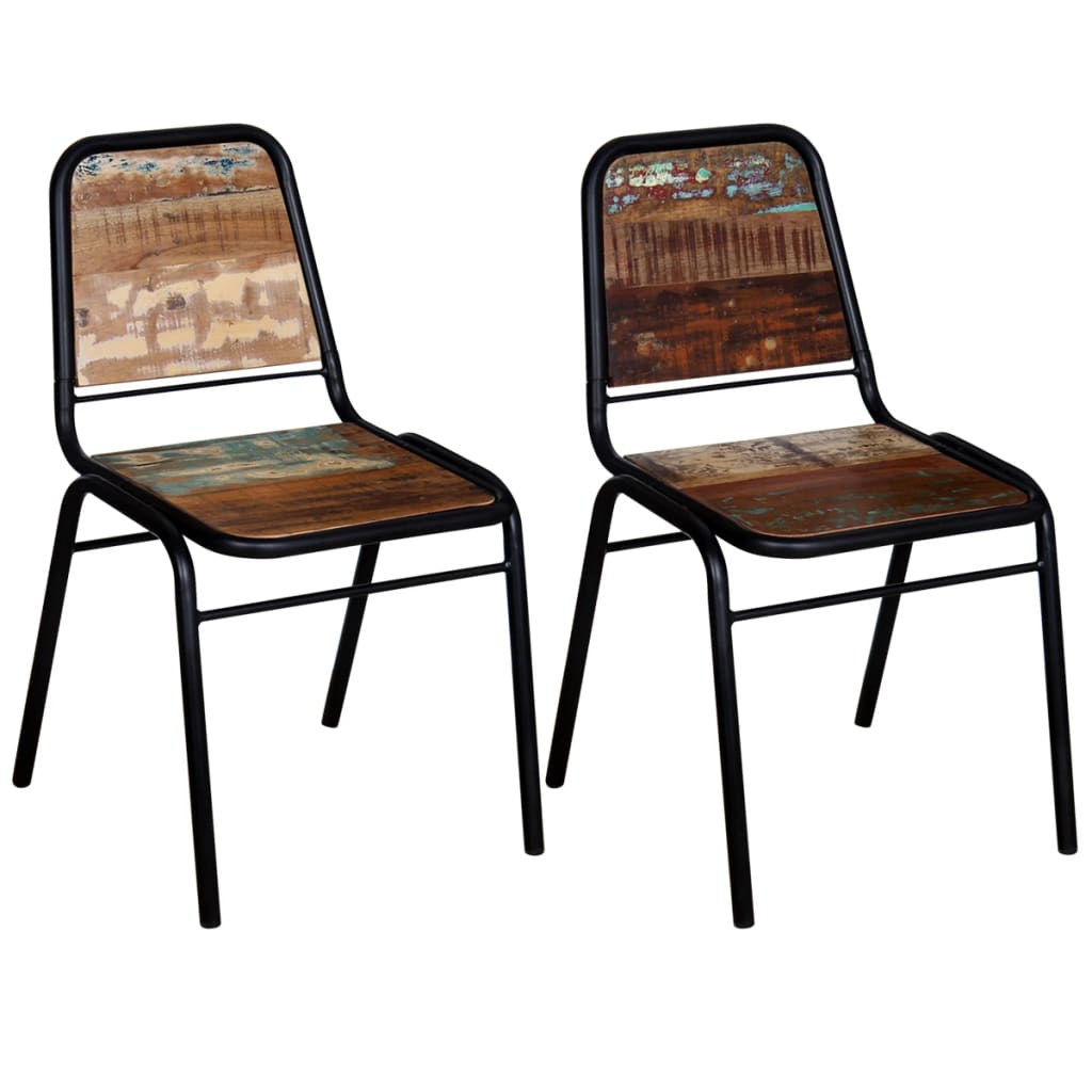 Juego de 2 sillas de comedor o cocina DALLAS estructura madera color blanco  asiento tapizado color gris