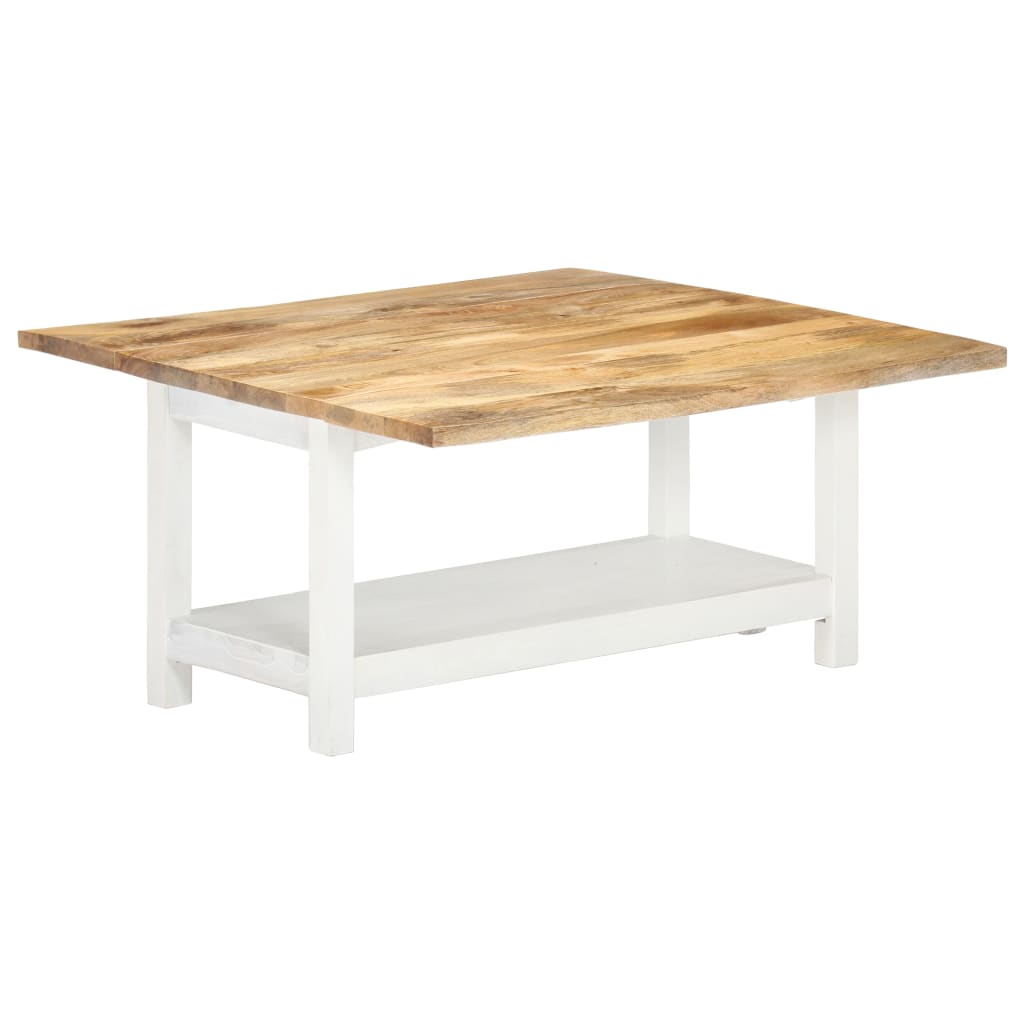 MESA CENTRO RUSTICA MADERA NATURAL CON RUEDAS 120X60X30