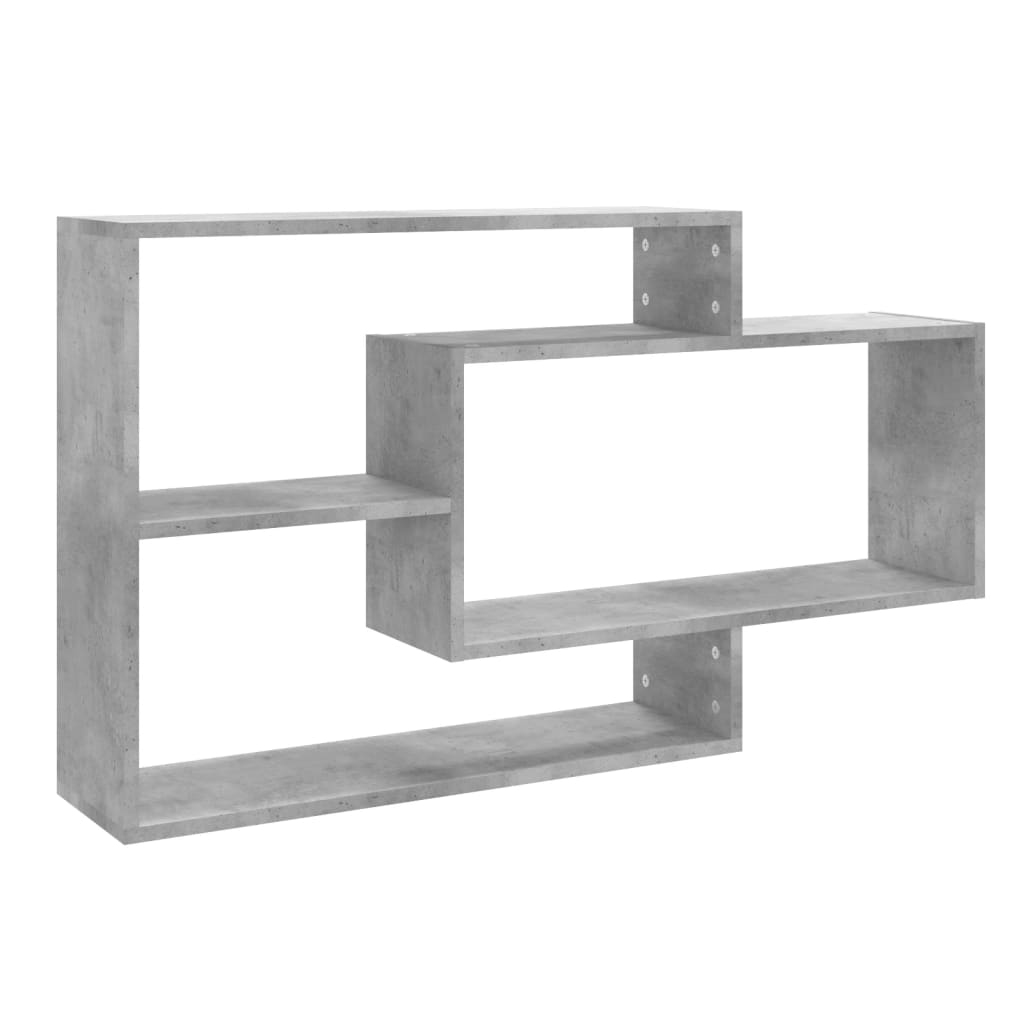 Wall Shelf Concrete Grey 104x20x58.5 cm Engineered Wood vidaXL