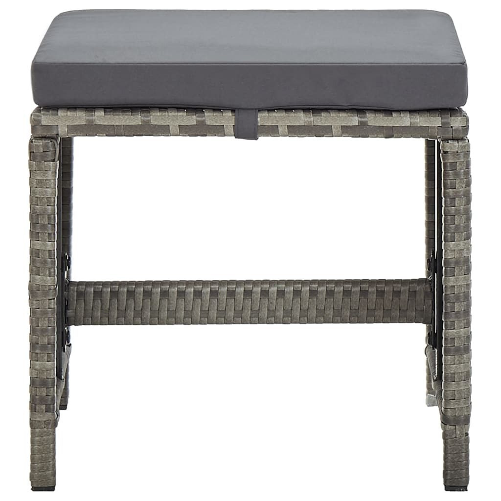 JOLI® Mode Tabourets De Jardin 4 Pcs - Chaises D'extérieur Avec Coussins Résine Tressée Gris TOP57689 -Promos Garde Plante Boutique AAHKMJXYDAFdJAOAIMEbOAchtTzbsWMnceblMk5y4 uJLXCkbyEAXPNbyHzm YSDZMCMdC7BvJEmgcrndkPJB1K7