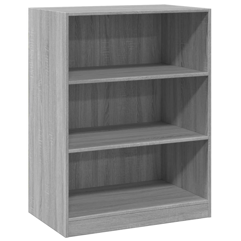 Armario de madera de ingeniería gris Sonoma