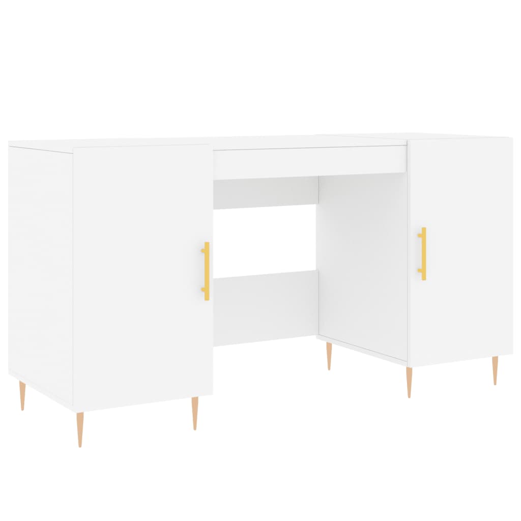 Unico Design Scrivania Bianca 140x50x75 cm in Legno Multistrato 140x50x75 cm  Magnifico it - Bianco48016