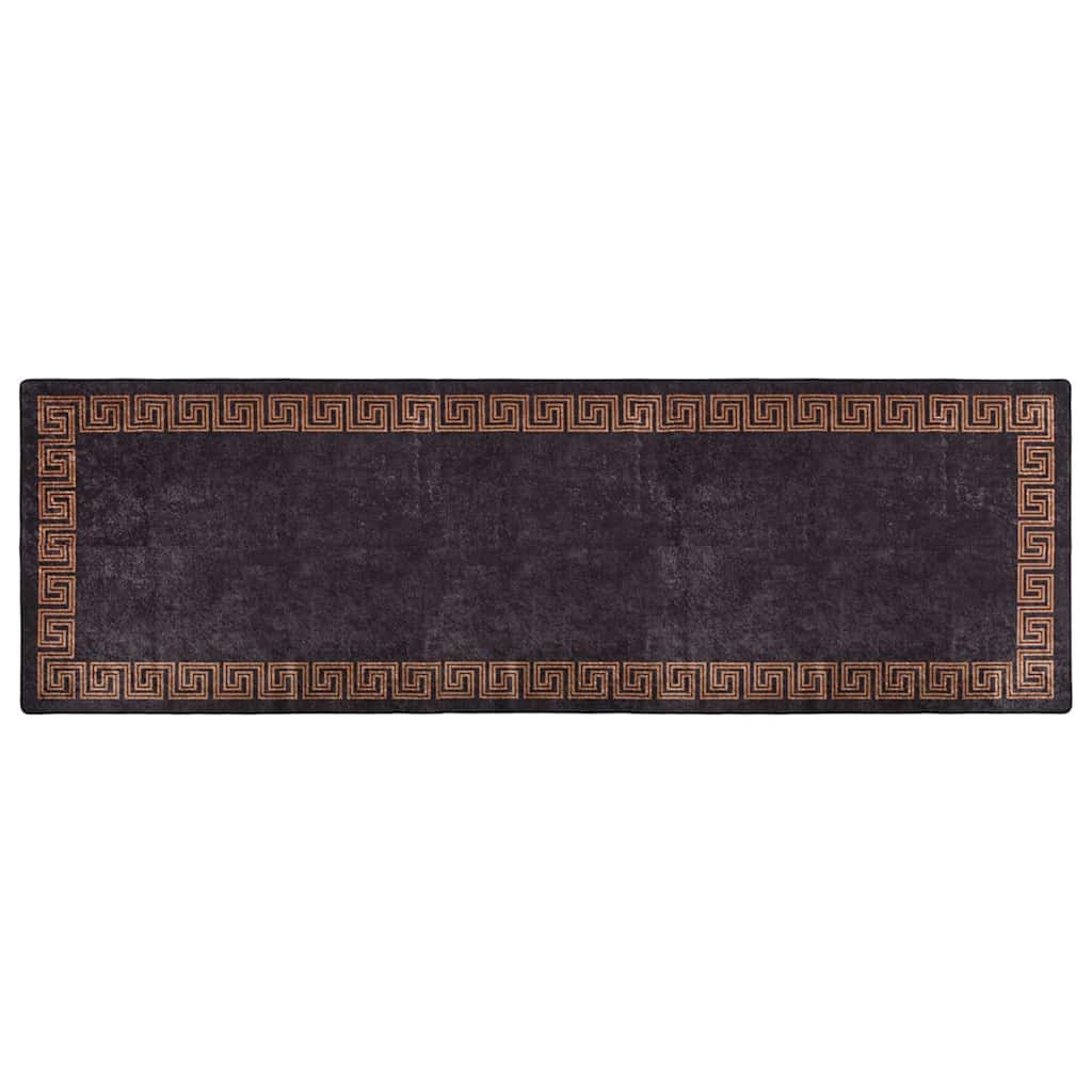 Tapis Lavable Antidérapant | Tapis De Salon Tapis D'entrée 80x300 Cm Noir Et Doré 43081 -ATMOSPHERA || VIDAXL || Safavieh Soldes AAHKMJXYDAFdJAOAIMEbOAchtTzbsWMnceblMk5y4