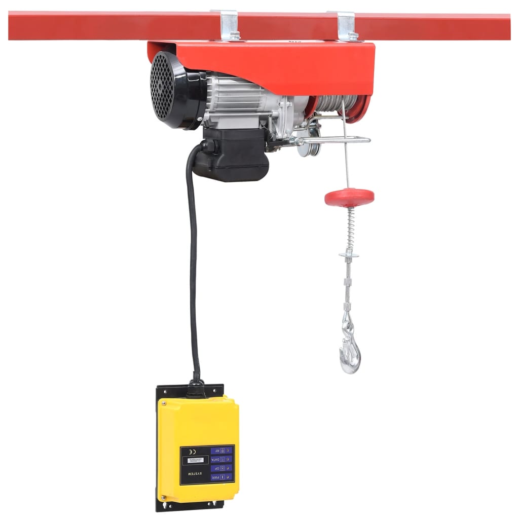 Elektrischer Hebezug 800 Kg, 230 V, 12 M – Mit Automatikbremse Für Sicheres Heben (1450 W)